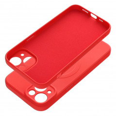 Apple iPhone 14 Coque Silicone Mag Cover MagSAFE  Rouge