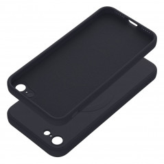 Apple iPhone SE 2020 Coque Silicone Mag Cover MagSAFE  Noir