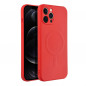 Apple iPhone 12 Pro Max Coque Silicone Mag Cover MagSAFE  Rouge
