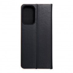 Samsung Galaxy A23 5G Portefeuilles LUNA Book Gold Élégant  Noir