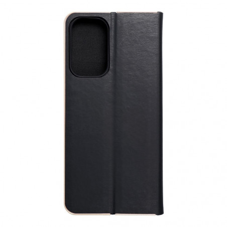 Samsung Galaxy A23 5G Portefeuilles LUNA Book Gold Élégant  Noir