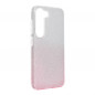 Samsung Galaxy S23 5G Coque Shining Transparent et rose