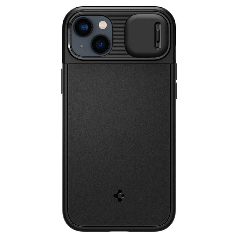 Apple iPhone 14 Coque Spigen Optik Armor Noir
