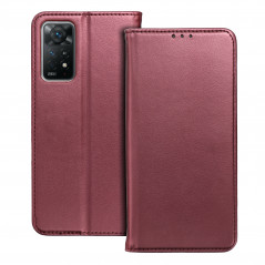 Oppo Reno8 5G Portefeuilles Smart Magneto book Bourgogne