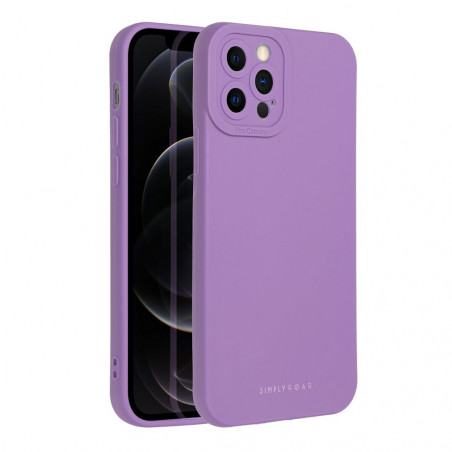 Apple iPhone 12 Pro Coque Roar Luna Monochromatique, Élégant, Un accessoire esthétique  Violet (Violet)
