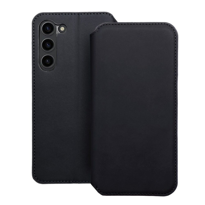 Samsung Galaxy S23 5G Portefeuilles Dual Pocket book Noir