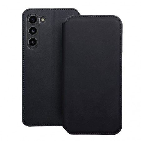 Samsung Galaxy S23 5G Portefeuilles Dual Pocket book Noir