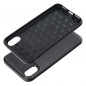 Apple iPhone X Coque Carbon premium Élégant  Noir