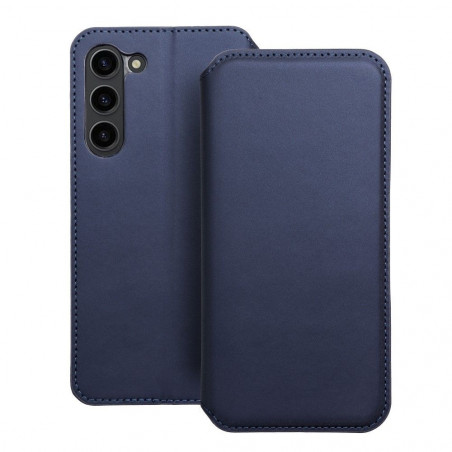 Samsung Galaxy S23 Plus 5G Portefeuilles Dual Pocket book Marine