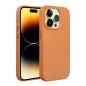 Apple iPhone 14 Pro Coque Leather Mag Cover Élégant  MagSAFE  Orange