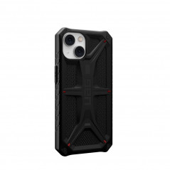 Apple iPhone 14 Plus Coque Urban Armor Gear Monarch Étui haut de gamme  MagSAFE  Noir kevlar
