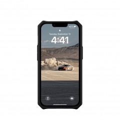 Apple iPhone 14 Plus Coque Urban Armor Gear Monarch Étui haut de gamme  MagSAFE  Noir kevlar