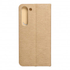 Samsung Galaxy S23 5G Portefeuilles LUNA Book Gold Élégant  Or