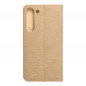 Samsung Galaxy S23 5G Portefeuilles LUNA Book Gold Élégant  Or
