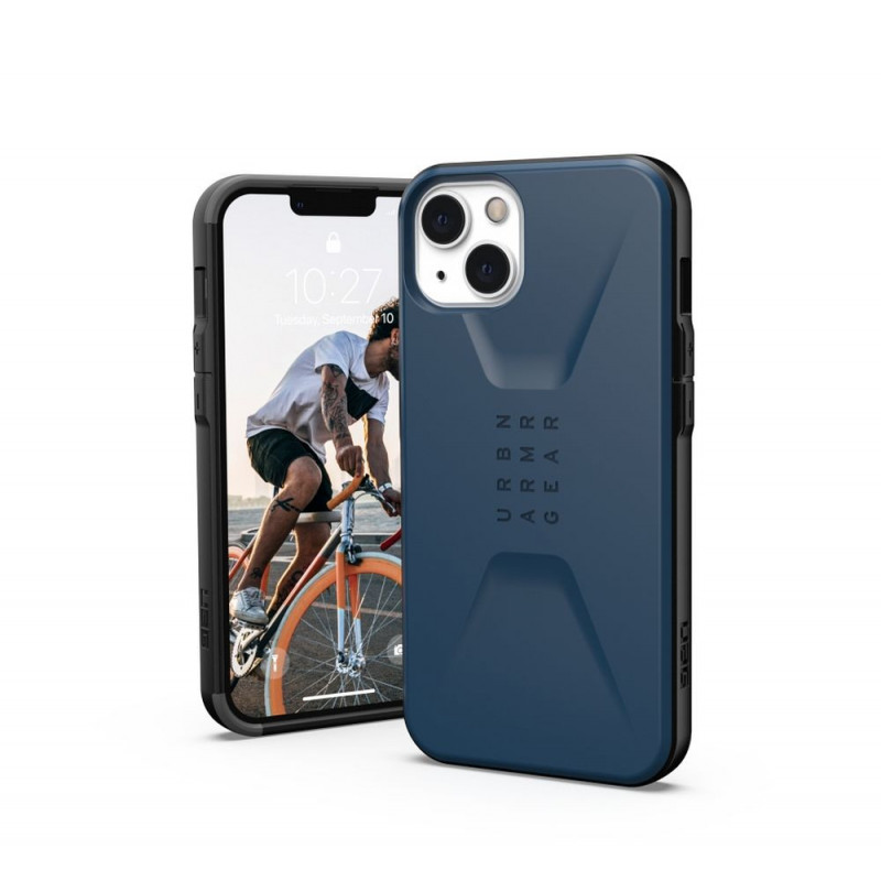 Apple iPhone 13 Coque Urban Armor Gear Civilian Étui haut de gamme  MagSAFE  Marine