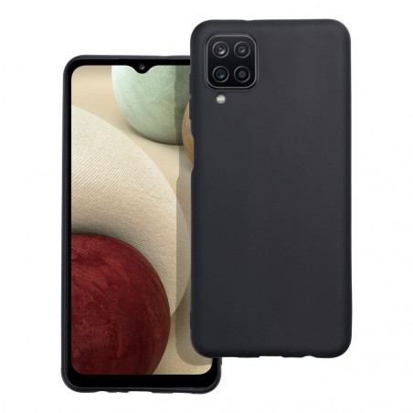 Samsung Galaxy A12 Coque MATT Noir