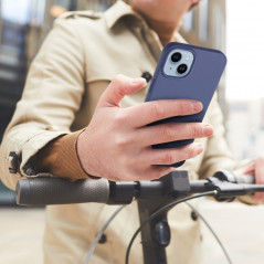 Samsung Galaxy A12 Coque MATT Bleu