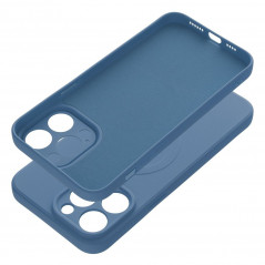 Apple iPhone 14 Pro Max Coque Silicone Mag Cover MagSAFE  Bleu