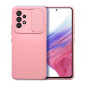 Samsung Galaxy A12 Coque Slide Rose clair