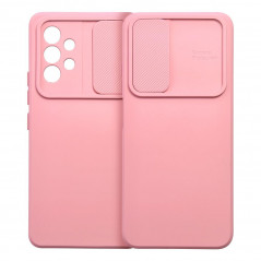 Samsung Galaxy A12 Coque Slide Rose clair
