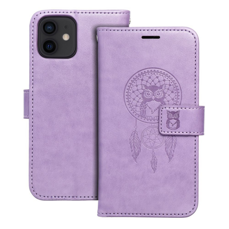 Apple iPhone 12 Portefeuilles MEZZO Book Capteurs de rêve  Violet (Purple)