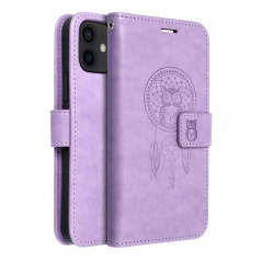 Apple iPhone 12 Portefeuilles MEZZO Book Capteurs de rêve  Violet (Purple)