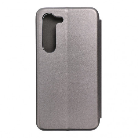 Samsung Galaxy S23 5G Portefeuilles Book Elegance Élégant  Gris