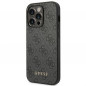 Apple iPhone 14 Pro Max Coque Guess 4G Gold Logo Élégant  Gris