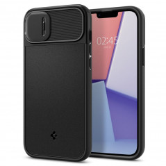Apple iPhone 14 Plus Coque Spigen Optik Armor Noir
