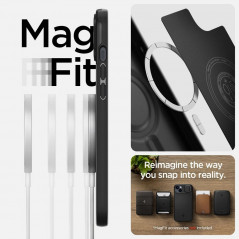 Apple iPhone 14 Plus Coque Spigen Optik Armor Noir