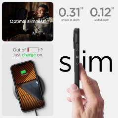 Apple iPhone 14 Plus Coque Spigen Optik Armor Noir