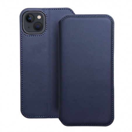 Apple iPhone 13 Portefeuilles Dual Pocket book Marine