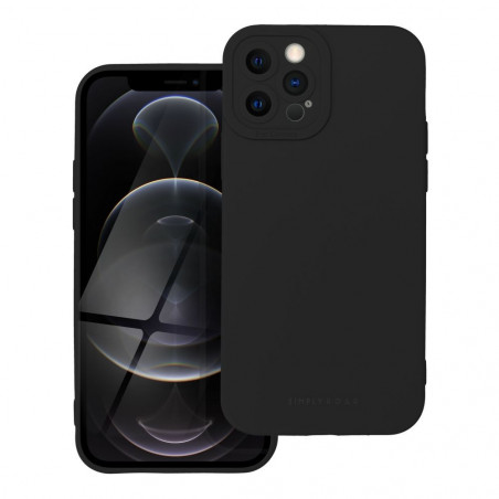 Apple iPhone 12 Pro Coque Roar Luna Monochromatique, Élégant, Un accessoire esthétique  Noir