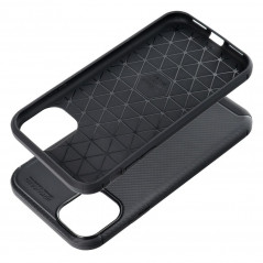 Apple iPhone 11 Coque Carbon premium Élégant  Noir