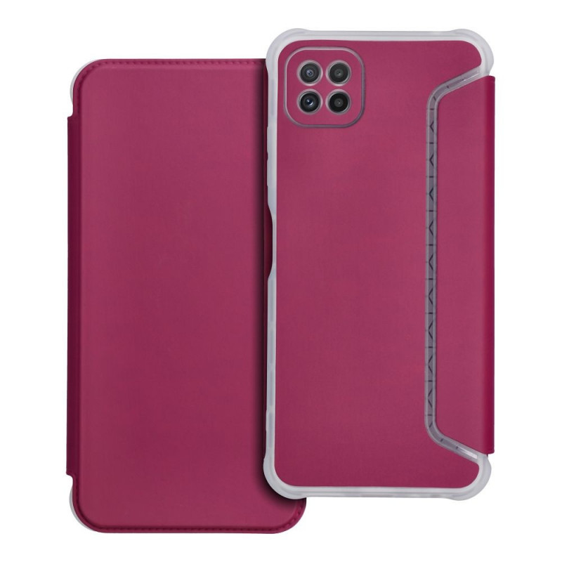Samsung Galaxy A22 5G Portefeuilles Piano Book Magenta