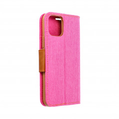 Samsung Galaxy S23 5G Portefeuilles Canvas Book Rose