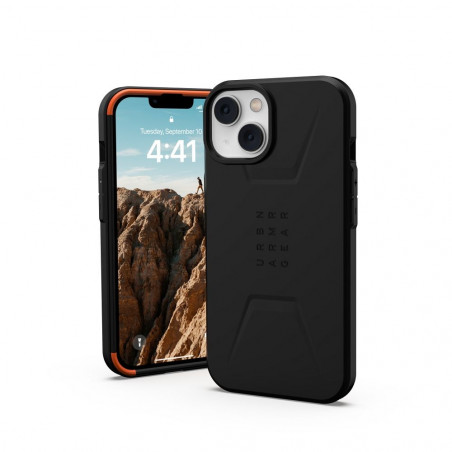 Apple iPhone 13 Coque Urban Armor Gear Civilian Étui haut de gamme  MagSAFE  Noir