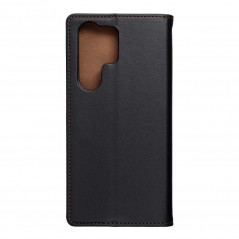 Samsung Galaxy S23 Ultra 5G Portefeuilles Leather case SMART PRO Élégant  Noir