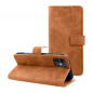 Apple iPhone 12 Portefeuilles TENDER Book Brun