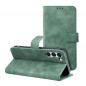 Samsung Galaxy S23 Plus 5G Portefeuilles TENDER Book Vert