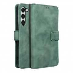 Samsung Galaxy S23 Plus 5G Portefeuilles TENDER Book Vert