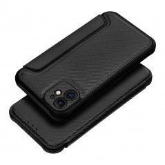 Apple iPhone 11 Portefeuilles Razor Book Fibre de carbone, Modèle de carbone  Noir