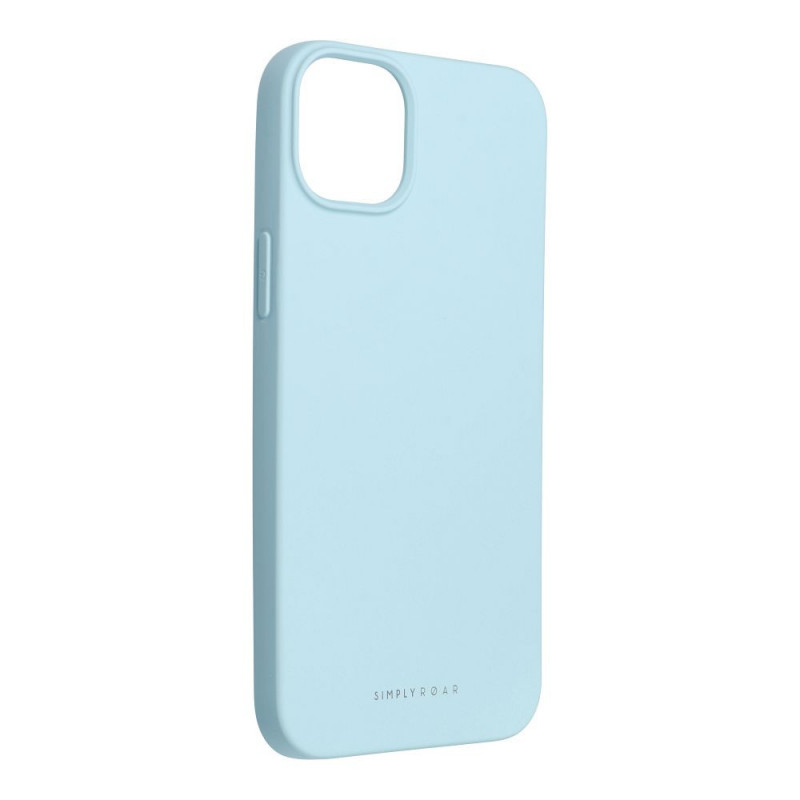 Apple iPhone 14 Plus Coque Roar Space Monochromatique, Élégant  Bleu ciel