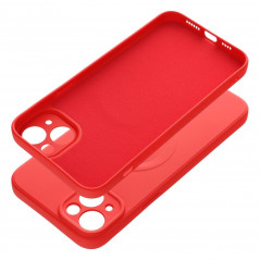 Apple iPhone 14 Plus Coque Silicone Mag Cover MagSAFE  Rouge