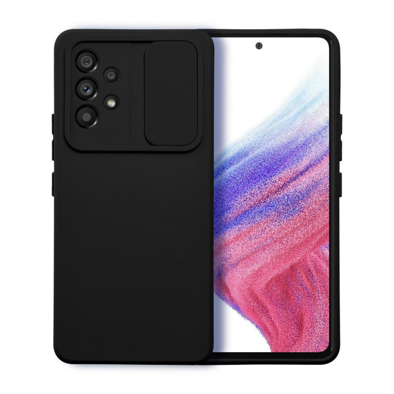 Samsung Galaxy A12 Coque Slide Noir