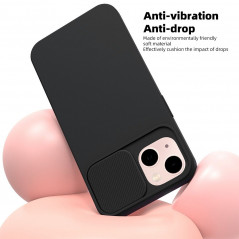 Samsung Galaxy A12 Coque Slide Noir