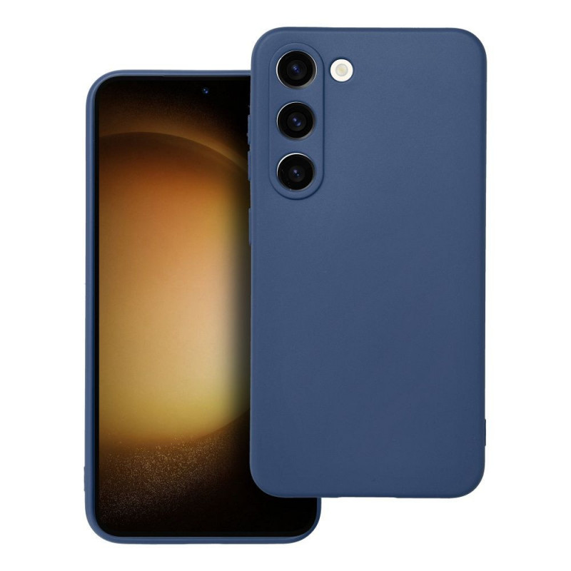 Samsung Galaxy S23 Plus 5G Coque Soft Bleu foncé