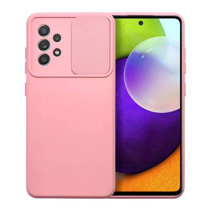 Samsung Galaxy A52s 5G Coque Slide Rose clair