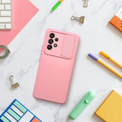 Samsung Galaxy A52s 5G Coque Slide Rose clair