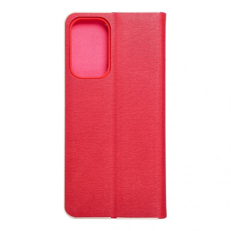 Samsung Galaxy A23 5G Portefeuilles LUNA Book Gold Élégant  Rouge